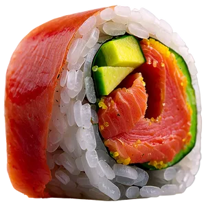 Fatty Tuna Sushi Roll PNG Usx89 PNG