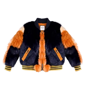 Faux Fur Bomber Jacket Cozy Png Mbb PNG image