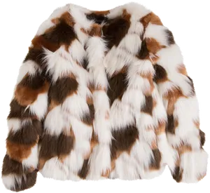 Faux Fur Coat Isolated PNG image