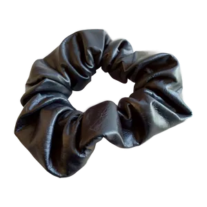 Faux Leather Scrunchie PNG Drm