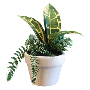 Faux Plant Centerpiece Png 06282024 PNG image