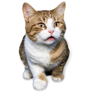 Fearful Cat Meme PNG 05212024