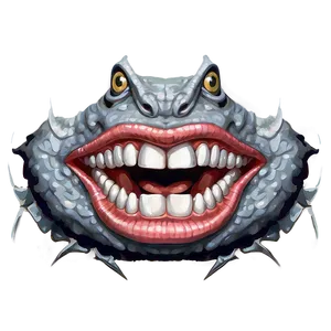 Fearsome Creature Mouth PNG 06212024