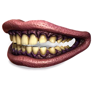 Fearsome Fiend Teeth PNG 70 PNG