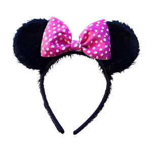 Feather Minnie Mouse Ears PNG 68