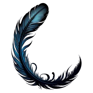 Feather Neck Tattoo Presentations PNG 06122024