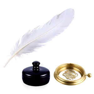 Feather Quill And Inkwell Png 94 PNG image