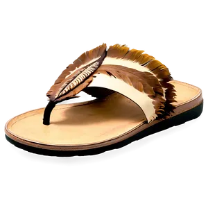 Feather Sandals Exotic PNG 06262024