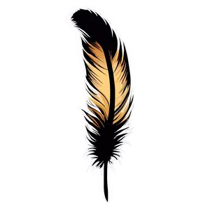 Feather Silhouette Clipart Png 90 PNG image