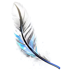 Feather With Sparkles Png 05042024 PNG image