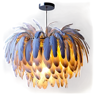 Feathered Chandelier Png Ehj88 PNG image