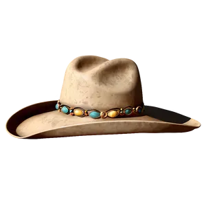 Feathered Cowgirl Hat Png Hid PNG image