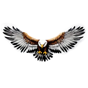 Feathered Eagle Wings Graphic Png 06262024 PNG image