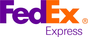 Fed Ex Express Logo Purple Orange PNG image