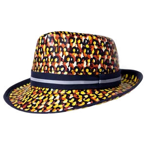 Fedora Hat With Band PNG 69