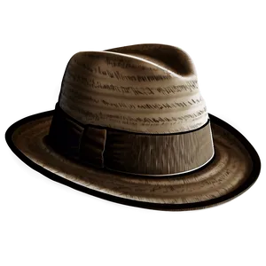 Fedora Sketch Png 05252024 PNG image