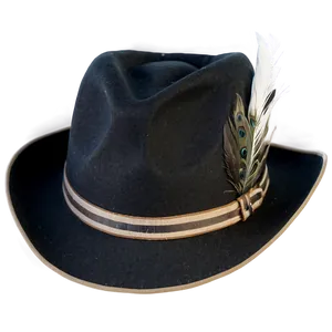 Fedora With Feather Png Pps29 PNG image