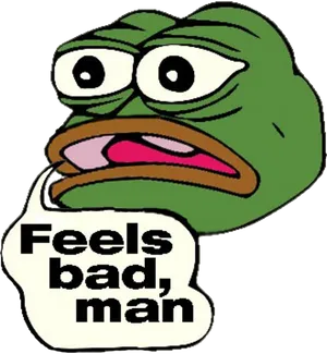 Feels Bad Man_ Meme_ Image PNG