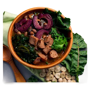 Feijoada With Crispy Collards PNG Xjw PNG