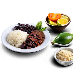 Feijoada With Rice Accompaniment PNG 49