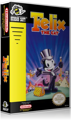 Felix The Cat N E S Game Cover PNG image