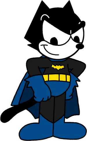 Felixas Batman Cartoon PNG image