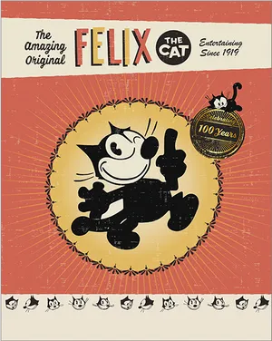 Felixthe Cat100 Years Celebration Poster PNG image