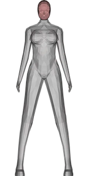 Female Anatomy Xray Visualization