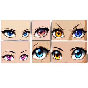 Female Anime Eyes Png Hha53 PNG image