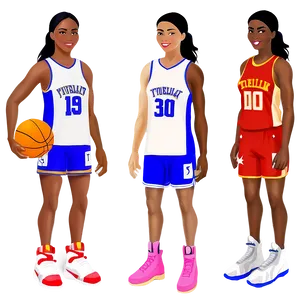 Female Basketball Cartoon Png 54 PNG image