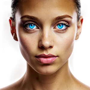 Female Blue Eyes PNG 06122024
