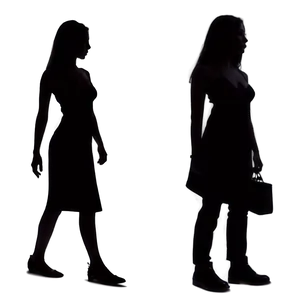 Female Person Silhouette PNG 58 PNG