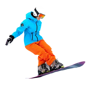 Female Snowboarder PNG Dss24