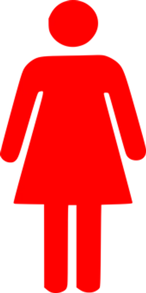 Female Symbol Redon Black