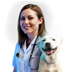 Female Veterinarian Portrait Png 06282024 PNG image