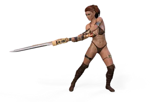 Female_ Warrior_with_ Spear