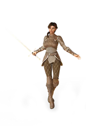 Female Warrior3 D Model Pose