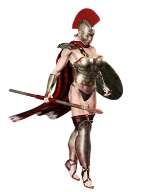 Female Warriorin Ancient Armor