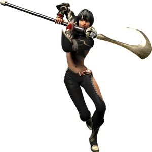 Female Warriorwith Halberd