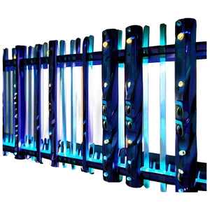 Fence With Integrated Lighting PNG 05242024 PNG