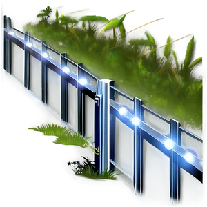Fence With Integrated Lighting PNG 7 PNG