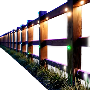 Fence With Integrated Lighting PNG Eba2 PNG