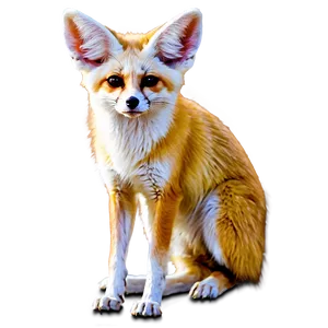 Fennec Fox B PNG image