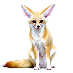 Fennec Fox Digital Art Png 06262024 PNG image