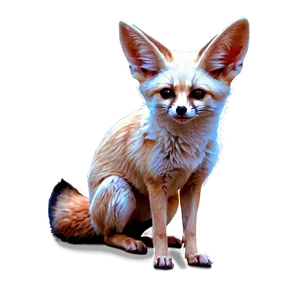 Fennec Fox Digital Art Png 06262024 PNG image