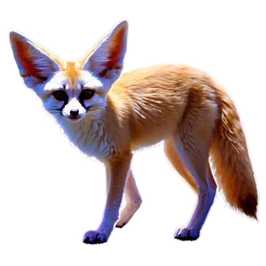 Fennec Fox Digital Art Png Wuq19 PNG image