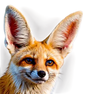 Fennec Fox Ears Detail Png Oje PNG image