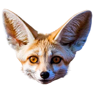 Fennec Fox Eyes Close-up PNG 57