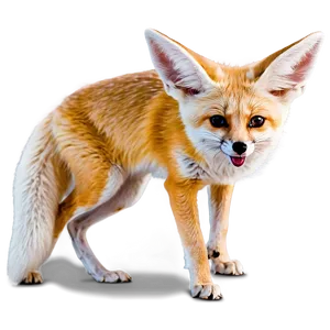 Fennec Fox In Action Pose Png 29 PNG image