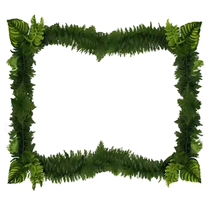 Fern Green Frame PNG 29